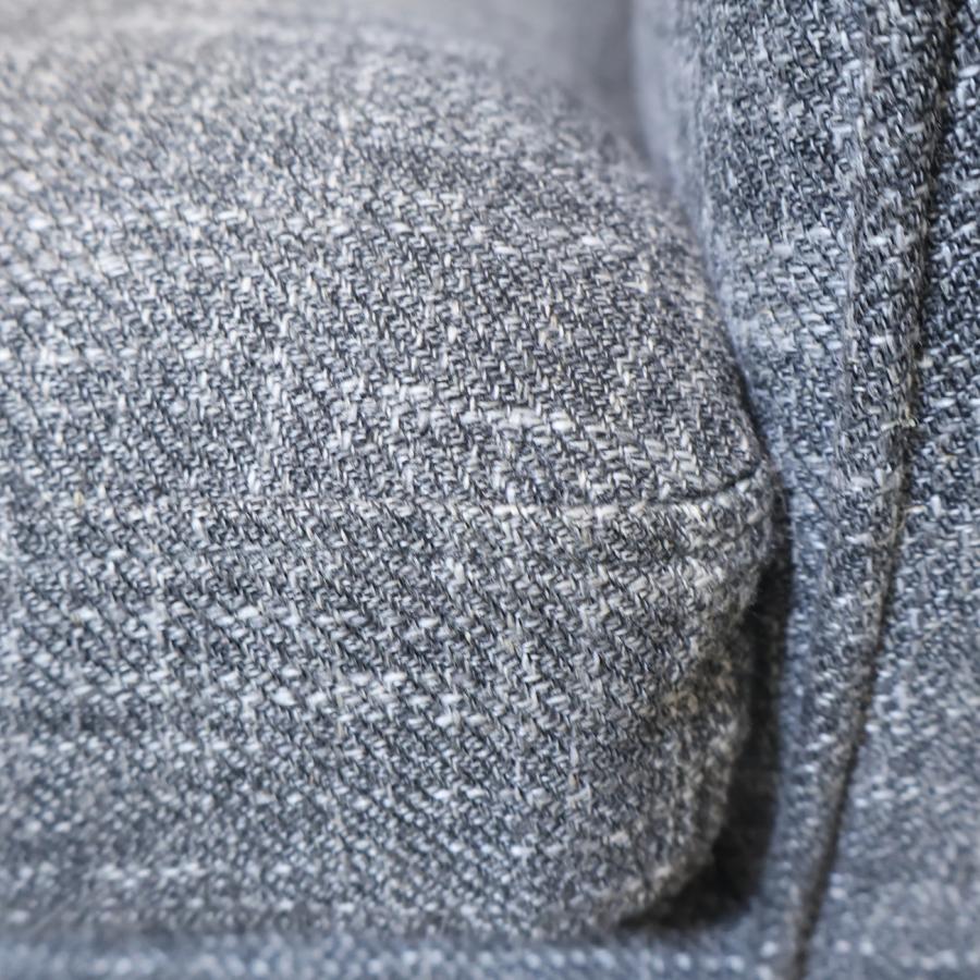 グレー 布地 L字2人掛けソファ　unico ウニコ UNICO (ウニコ) 2人掛けソファー グレー オットマン付 TREL