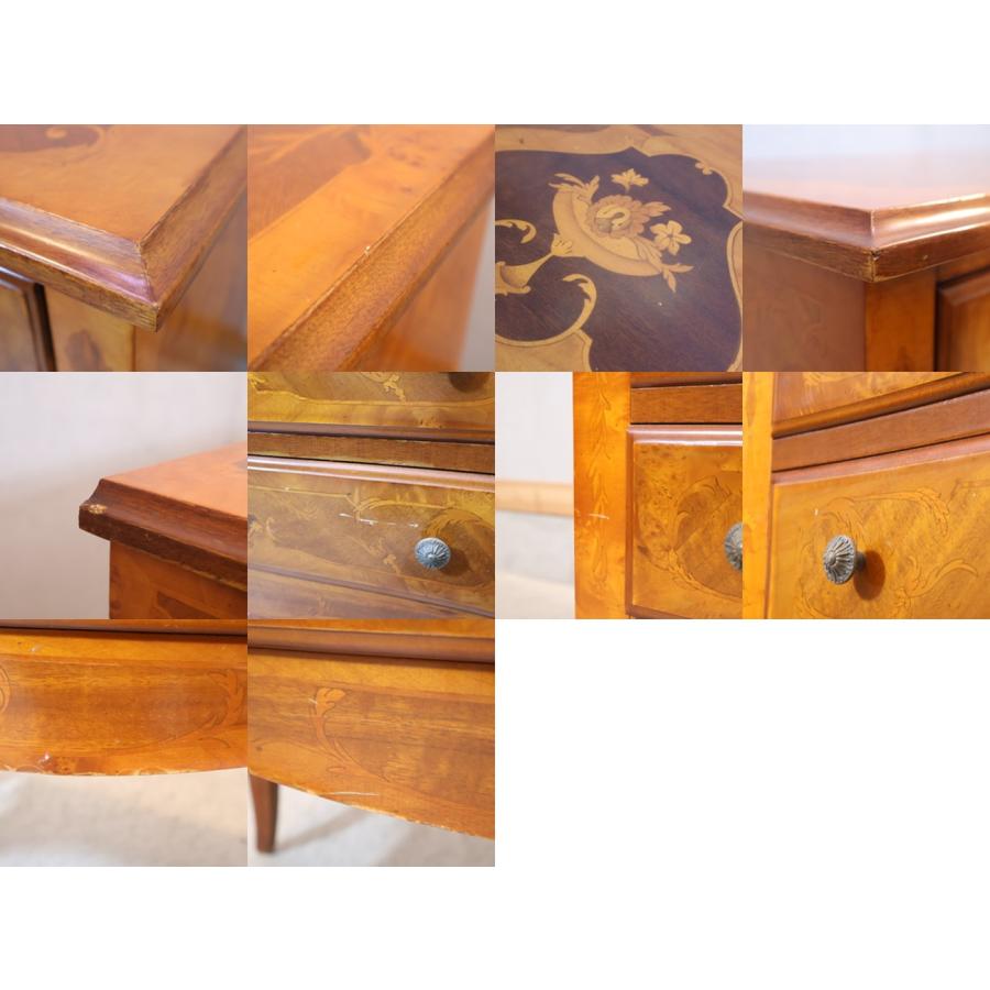 MARCONI ARTE マルコーニアルテ 7段チェスト 象嵌加工 イタリア