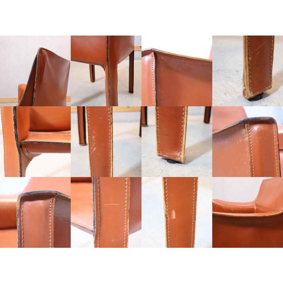 Cassina カッシーナ 413 CAB キャブ アームェア レザー 本革