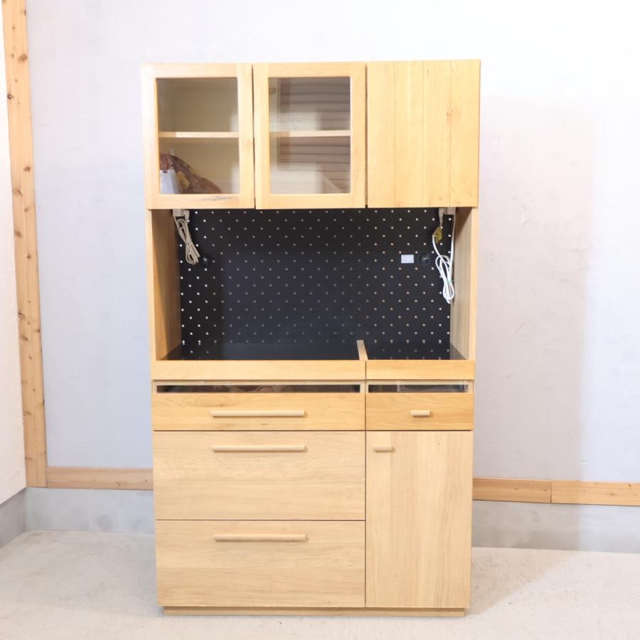 tohma 東馬 HAUTA ハウタ 食器棚 ホワイトオーク材 キッチンボード