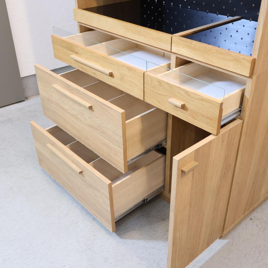 tohma 東馬 HAUTA 食器棚 ホワイトオーク材 キッチンボードレンジ台 tohma 東馬 HAUTA 食器棚 ホワイトオーク材 キッチンボードレンジ台