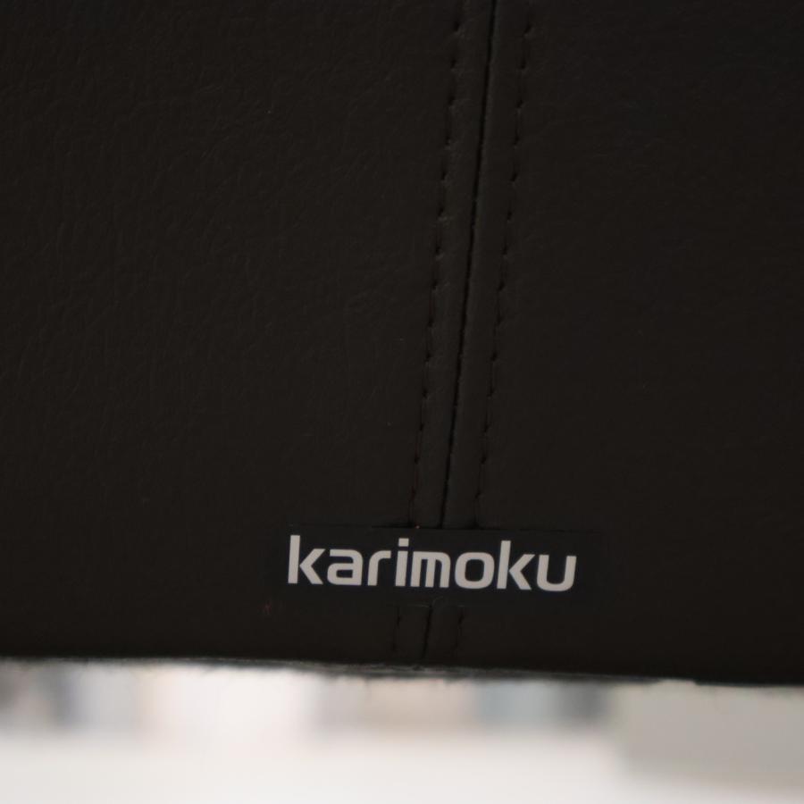 karimoku カリモク ZU79 2人掛けソファ 本革張 肘掛ソファ ラブソファ