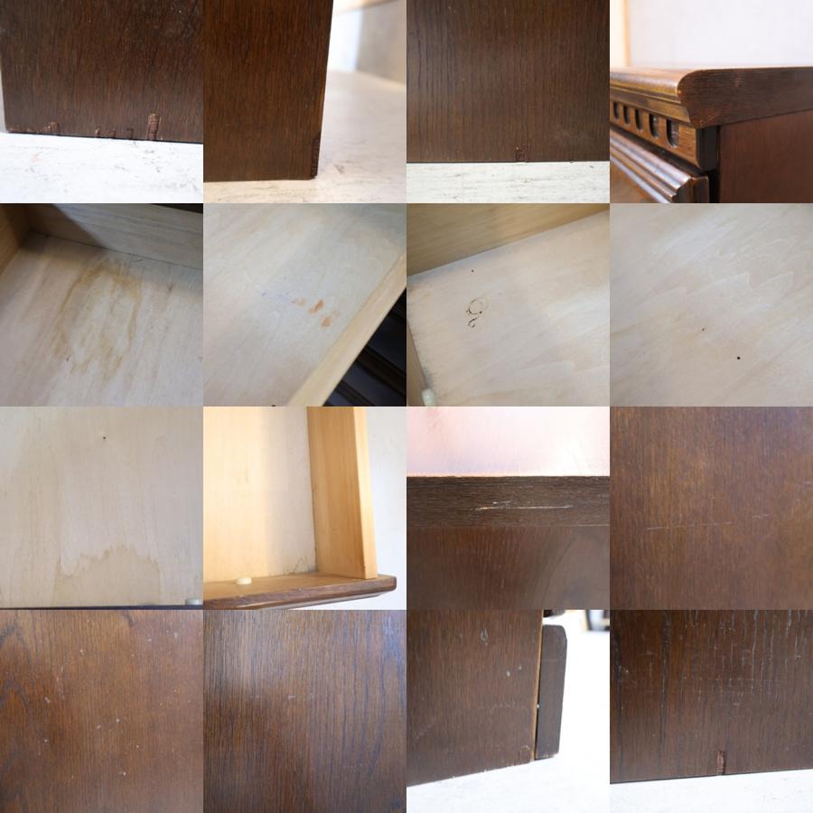 ATLANTA アトランタ 6段ワイドチェスト クラシック 洋服タンス クリ材