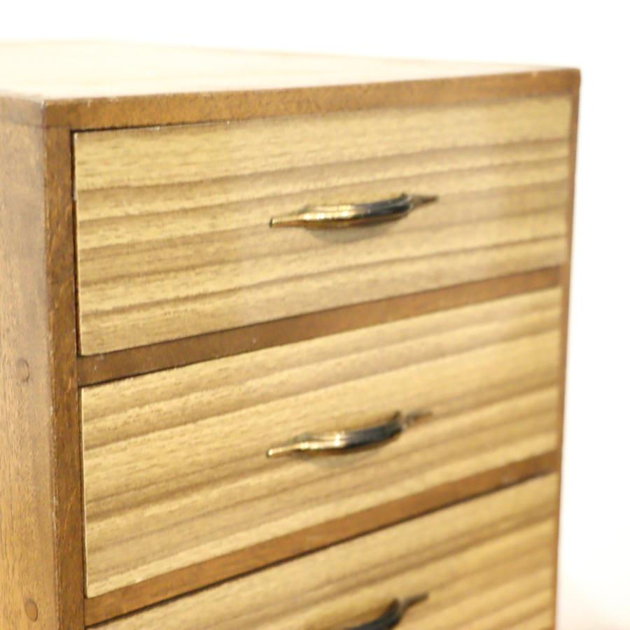 ヴィンテージ セール 昭和レトロ 小引き出し4段 アンティーク 小物収納