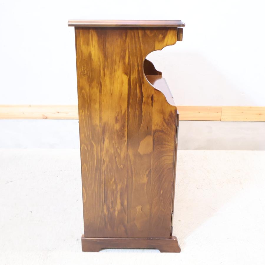 ☆美品！☆カリモク karimoku コロニアル　電話台 レトロ アンティーク調 Karimoku カリモク COLONIAL コロニアル 電話台 サイドチェスト