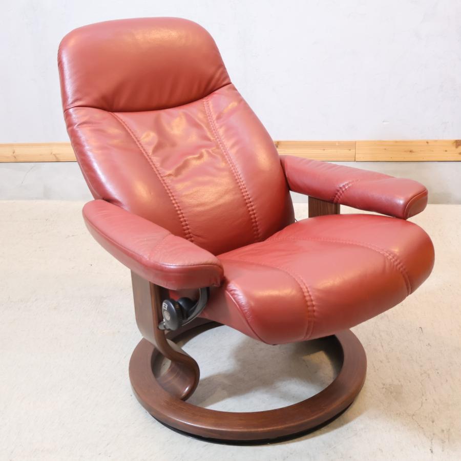 サックバット 北欧エコーネス社本革チェア ストレスレス2023年購入美品 サックバット様専用 北欧エコーネス社本革チェア ストレスレス