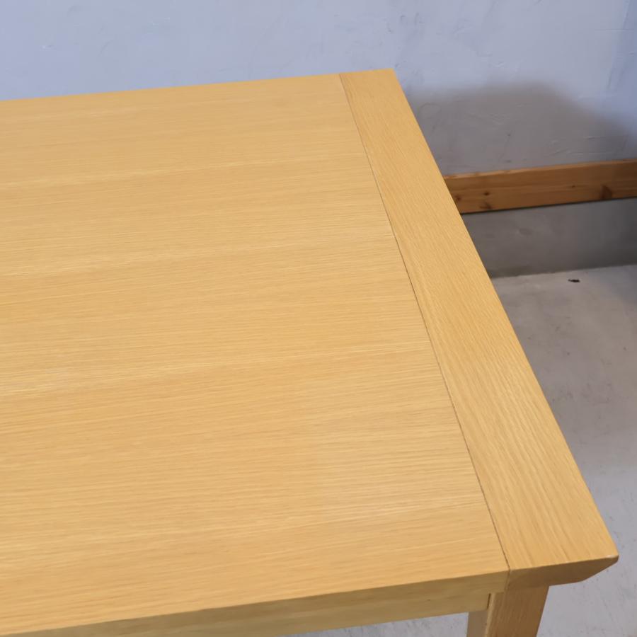 ダイニングテーブル　伸縮式テーブル エクステンションテーブル　大塚家具 IDC OTSUKA 大塚家具 オクト オーク材 伸長式ダイニングテーブル