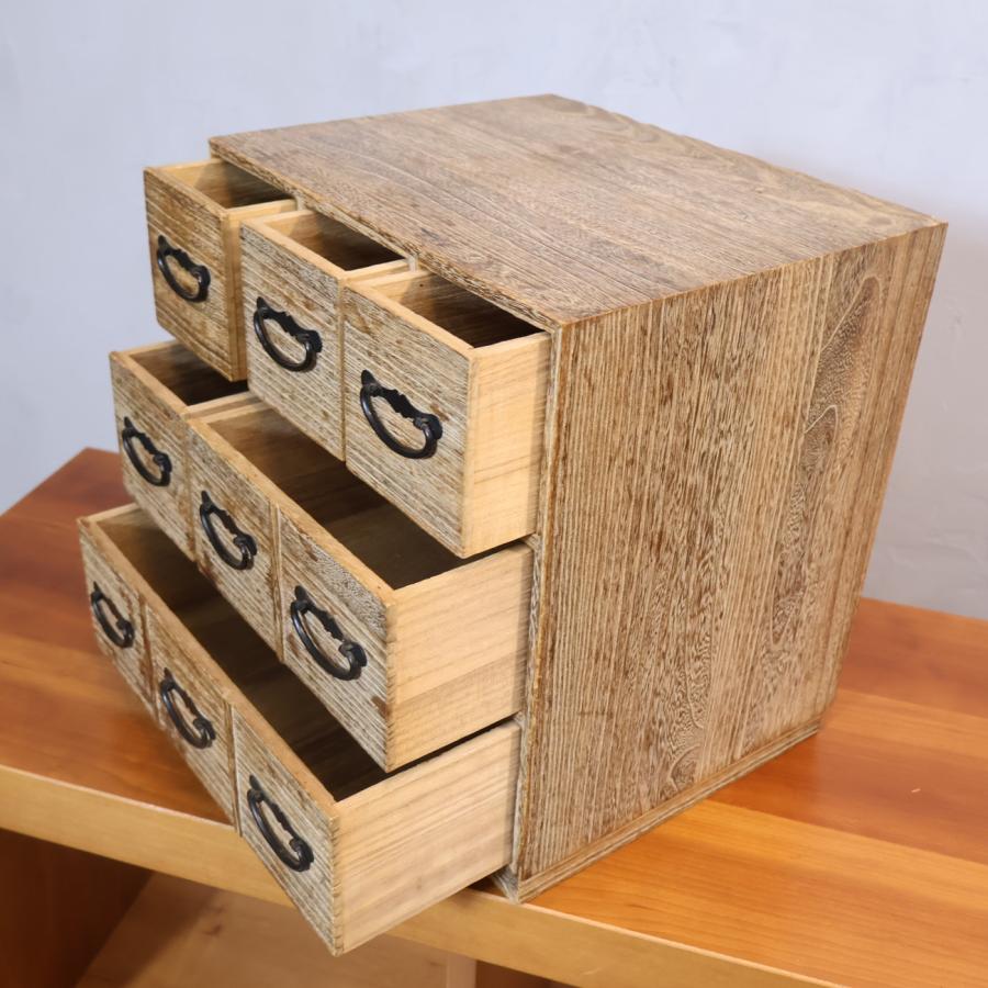 昭和レトロ 小引き出し 小物入れ ヴィンテージテイスト 薬箪笥 店舗