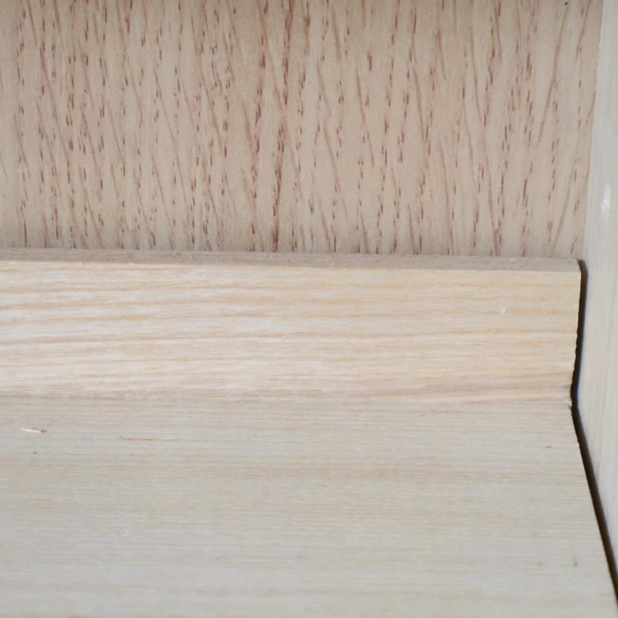 無印良品 MUJI タモ材 ミドルタイプ 本棚 木製収納 ブックシェルフ