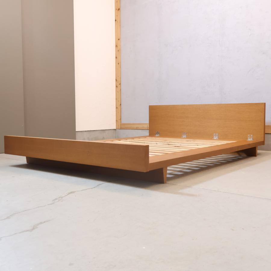 unico ウニコ CORSO コルソ ダブルベッドフレーム オーク材 ロータイプ