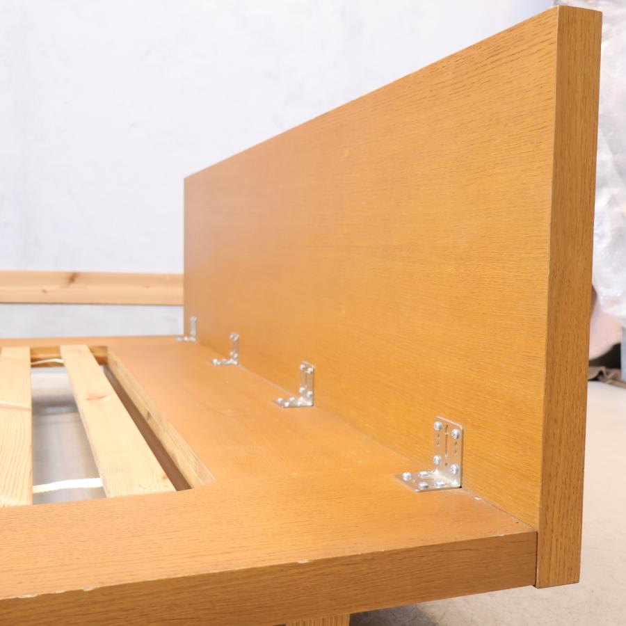 unico ウニコ CORSO コルソ ダブルベッドフレーム オーク材 ロータイプ