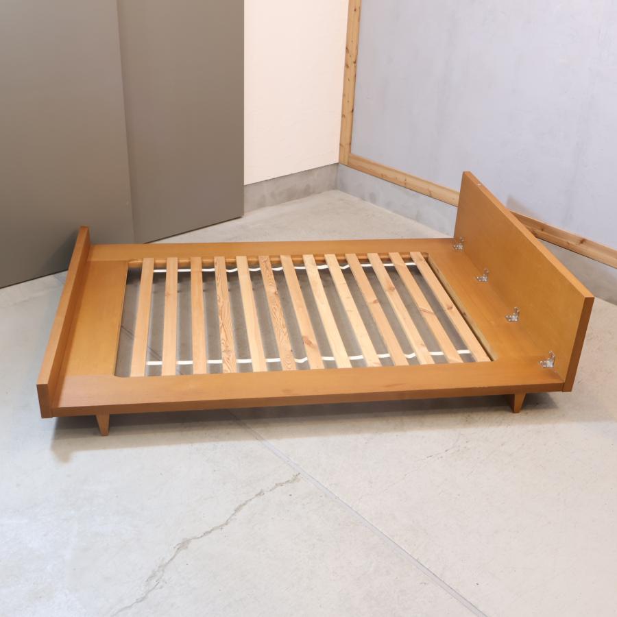 unico ウニコ CORSO コルソ ダブルベッドフレーム オーク材 ロータイプ