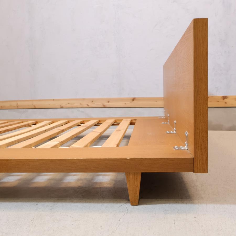 unico ウニコ CORSO コルソ ダブルベッドフレーム オーク材 ロータイプ