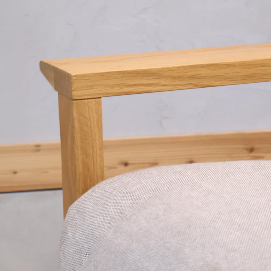 無印良品 MUJI オーク材 フェザー ポケットコイル 2シーターソファ 2人