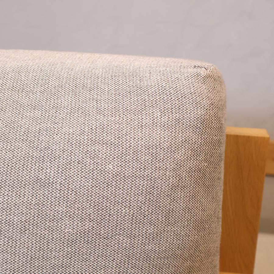 無印良品 MUJI オーク材 フェザー ポケットコイル 2シーターソファ 2人