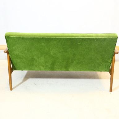 Karimoku カリモク60 モケットグリーン Kチェアー2シーター レトロ