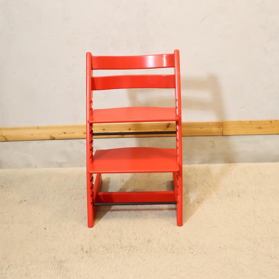STOKKE ストッケ TrippTrapp トリップトラップ レッド キッズチェアー