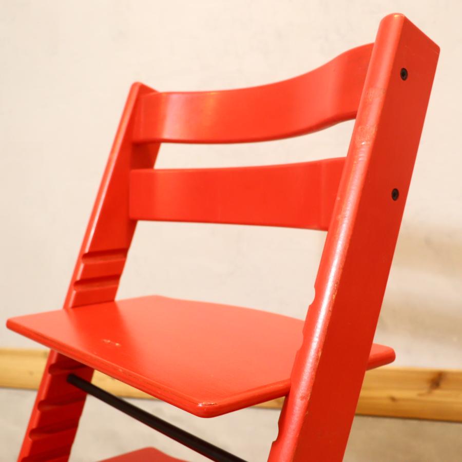 STOKKE ストッケ TrippTrapp トリップトラップ レッド キッズチェアー