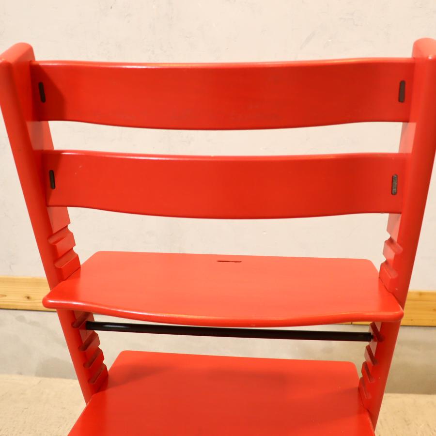 STOKKE ストッケ TrippTrapp トリップトラップ レッド キッズチェアー
