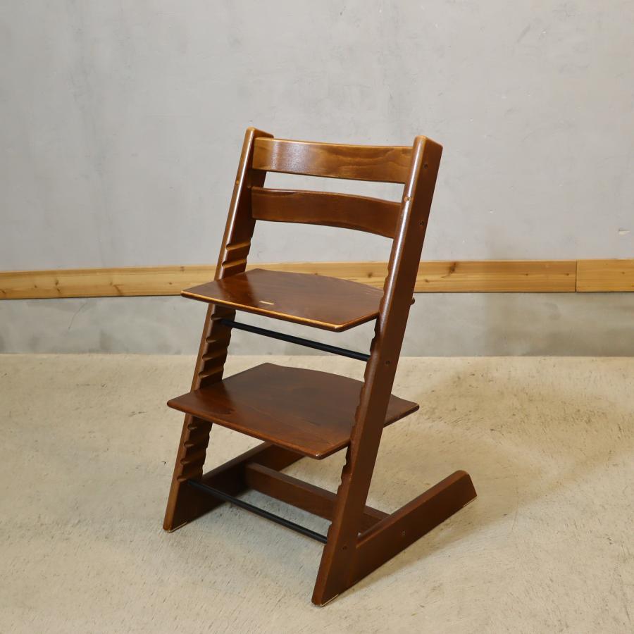 STOKKE ストッケ TrippTrapp トリップトラップ ブラウン キッズチェア 
