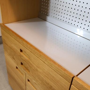 unico ウニコ HUTTE ヒュッテ オーク材 キッチンボード レンジボード