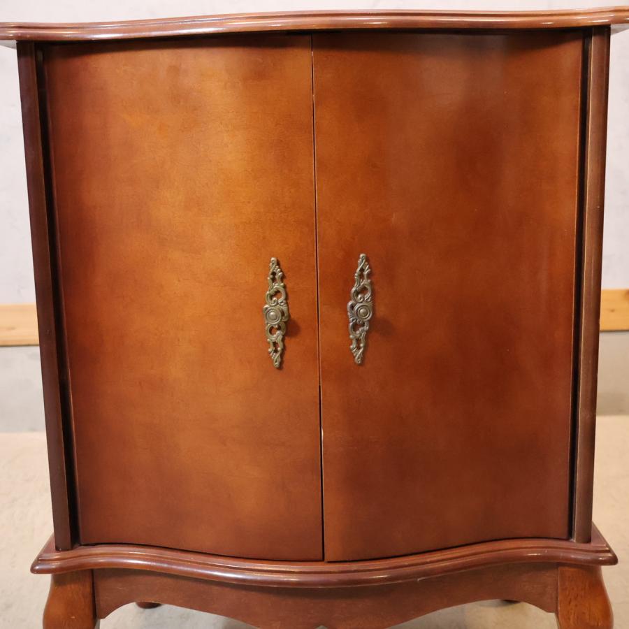 アンティーク調 ワインキャビネット ワインセラー エレガント 猫脚