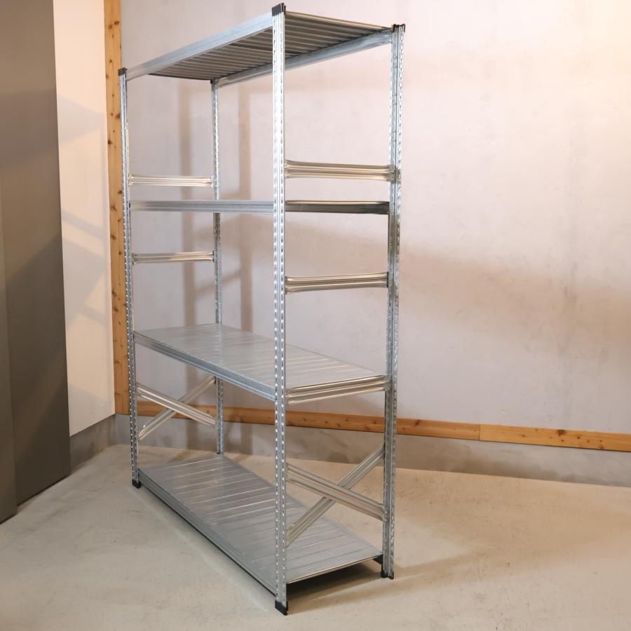 METALSISTEM（メタルシステム） 4段ワイドシェルフ インダストリアル