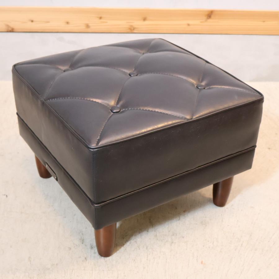 カリモク60 karimoku60 オットマン ブラック 北欧スタイル レトロ