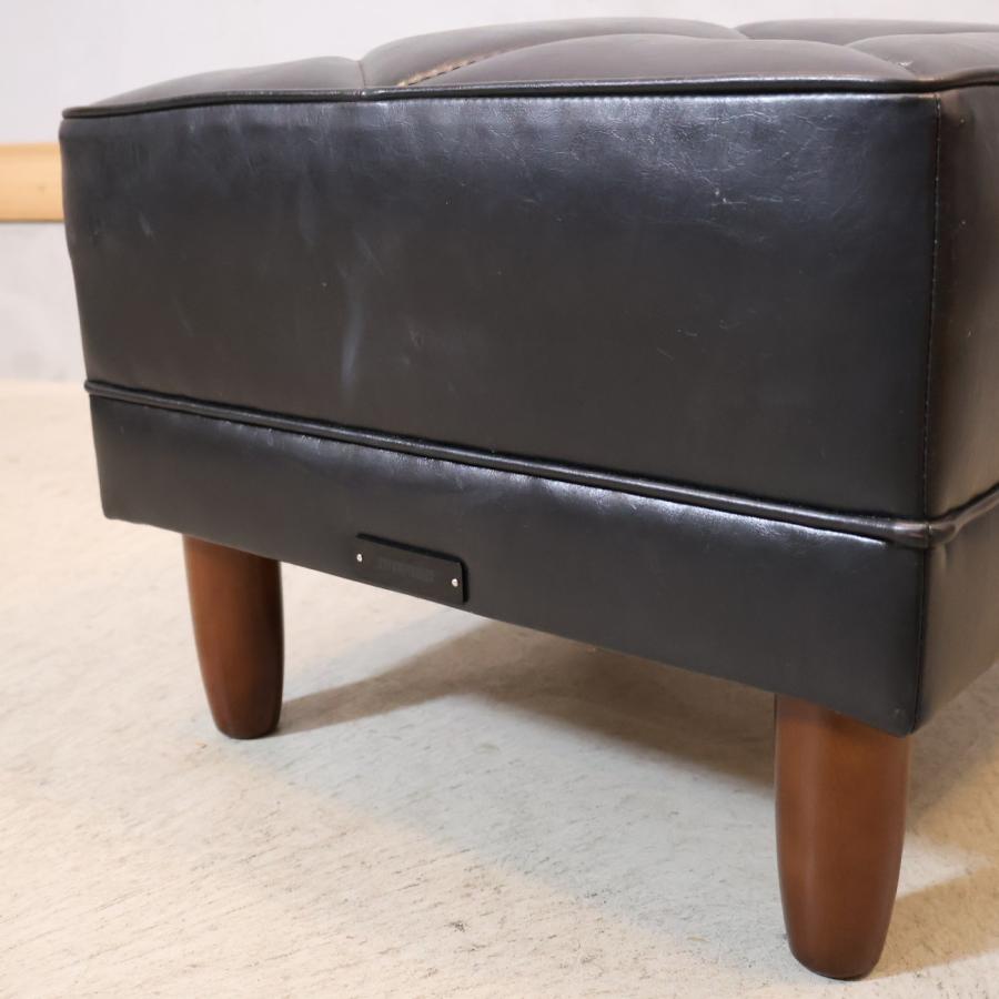 カリモク60 karimoku60 オットマン ブラック 北欧スタイル レトロ