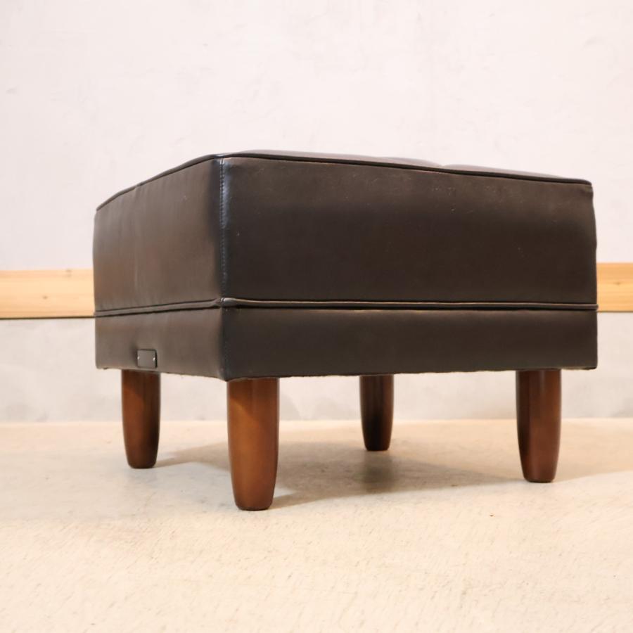 カリモク60 karimoku60 オットマン ブラック 北欧スタイル レトロ