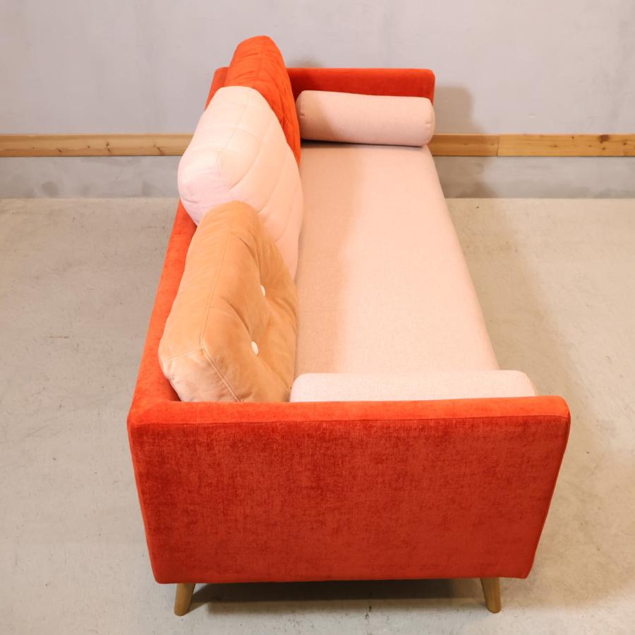 Francfranc フランフラン SMUK スムーク 3人掛けソファー ピンク