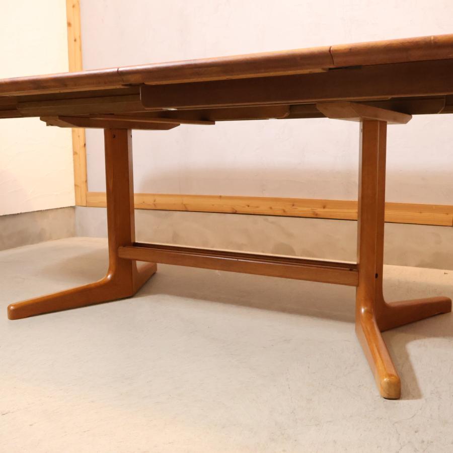 d-scan ディースキャン チーク材 伸長式 ダイニングテーブル