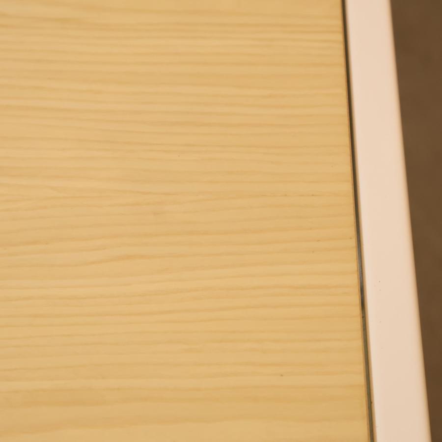 無印良品（MUJI） スチール メープル材 3段ユニットシェルフ パネル付