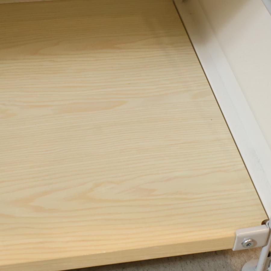 無印良品（MUJI） スチール メープル材 3段ユニットシェルフ パネル付