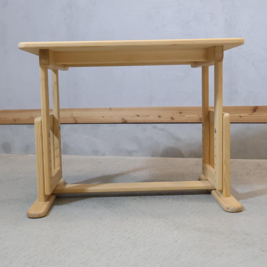 ヒノキクラフト hinoki craft ひのき無垢材 キッズデスク 高さ調整可