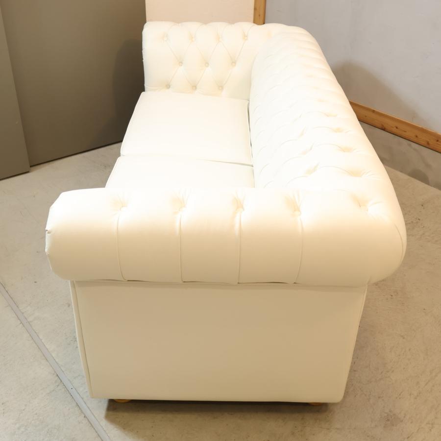 ルクラス チェスターフィールド 3人掛けソファ トリプルソファ ラグジュアリー LeClass/ルクラス チェスターフィールド 本革張りレザーソファ