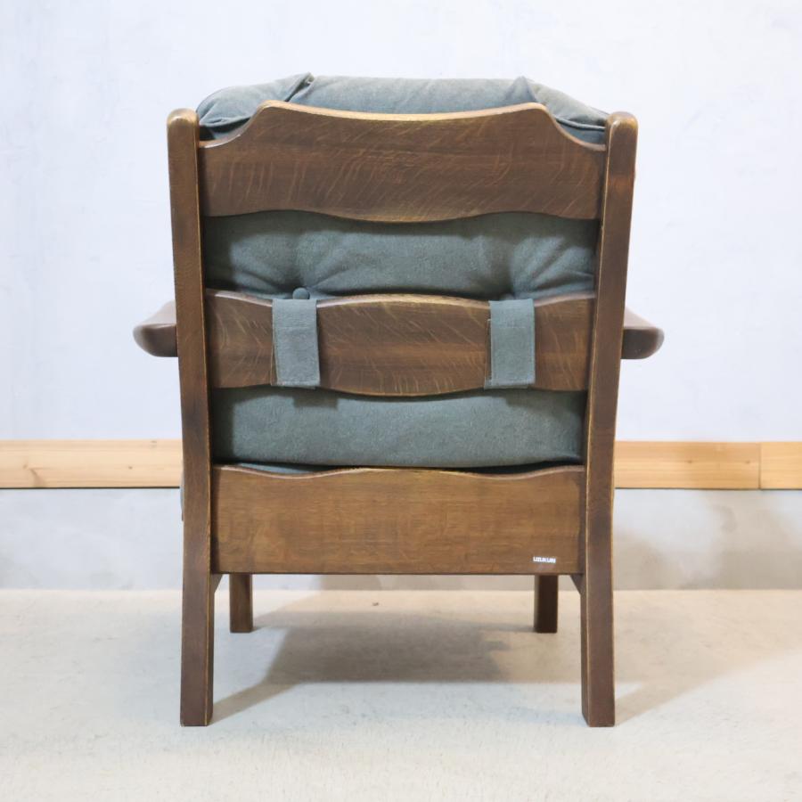 飛騨清見工房 ナラ材 天然木 アームソファ 楢材 アームチェア シングルソファ 飛騨清見工房 ナラ材 天然木 アームソファ 楢材 アームチェア シンプル