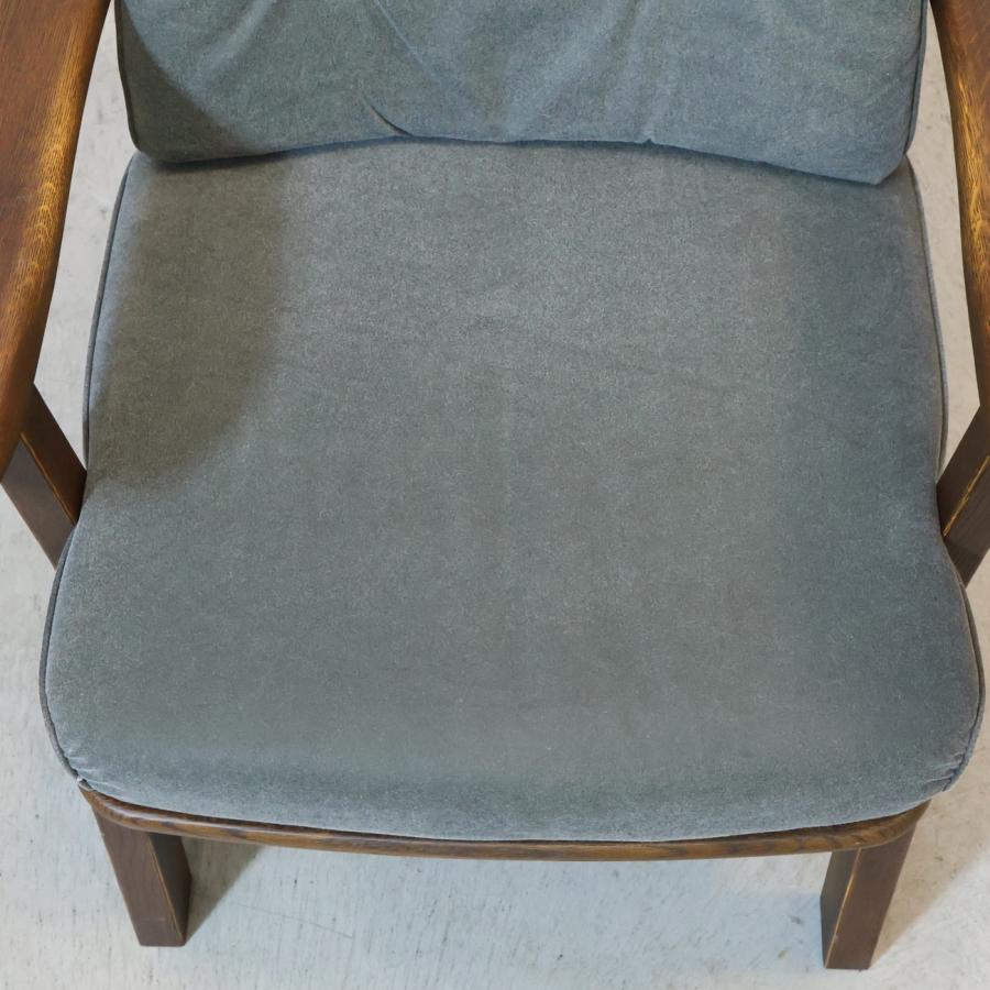 飛騨清見工房 ナラ材 天然木 アームソファ 楢材 アームチェア