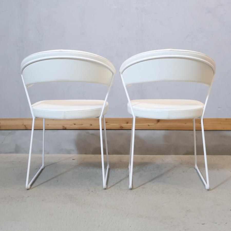 2脚セット】Calligaris/カリガリス チェア ホワイト イタリア製