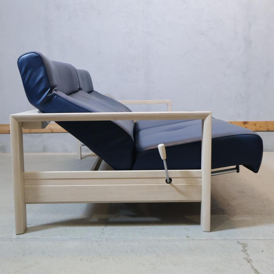 karimoku カリモク WT51 本革 2人掛けソファ リクライニングソファ カリモク家具 karimoku カリモク WT51 本革 2人掛けソファ