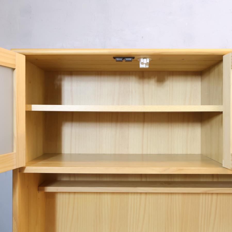 モモナチュラル　食器棚 カップボード モモナチュラル UNIT CUPBORAD 食器棚 キッチンボード カップボード