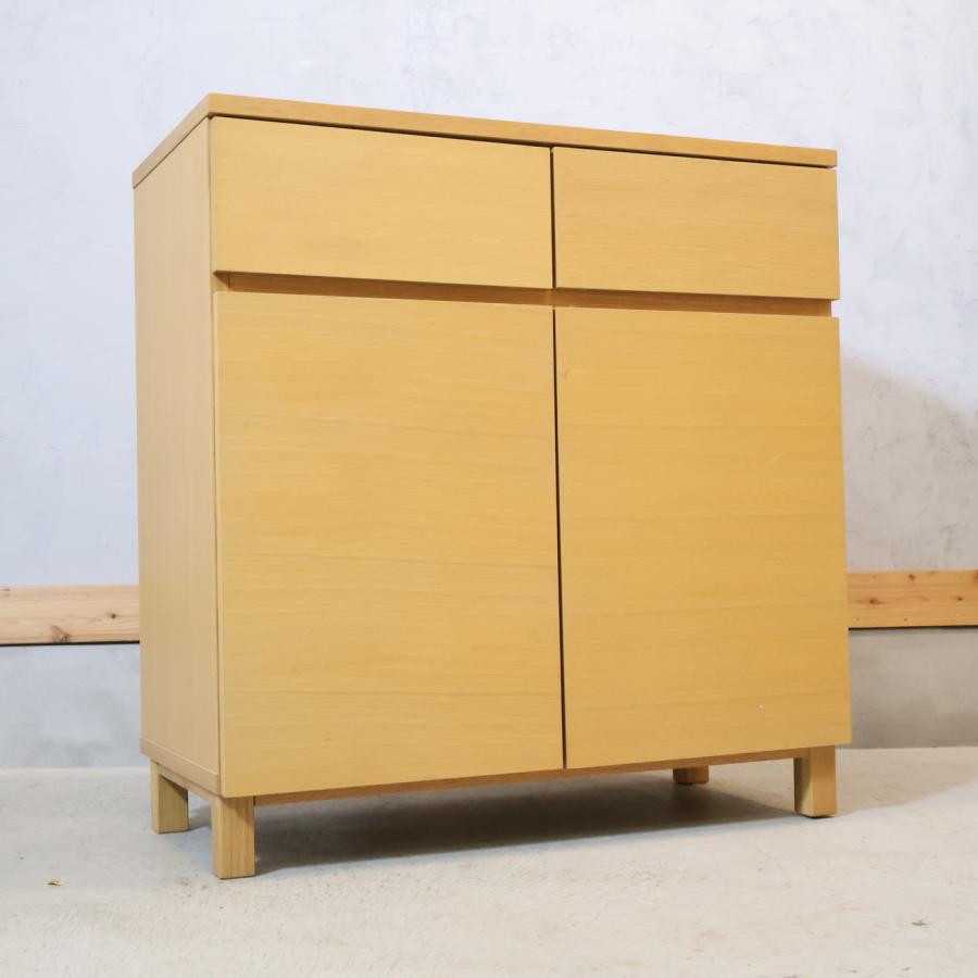 無印良品（MUJI） オーク材 キャビネット・木製扉 サイドボード