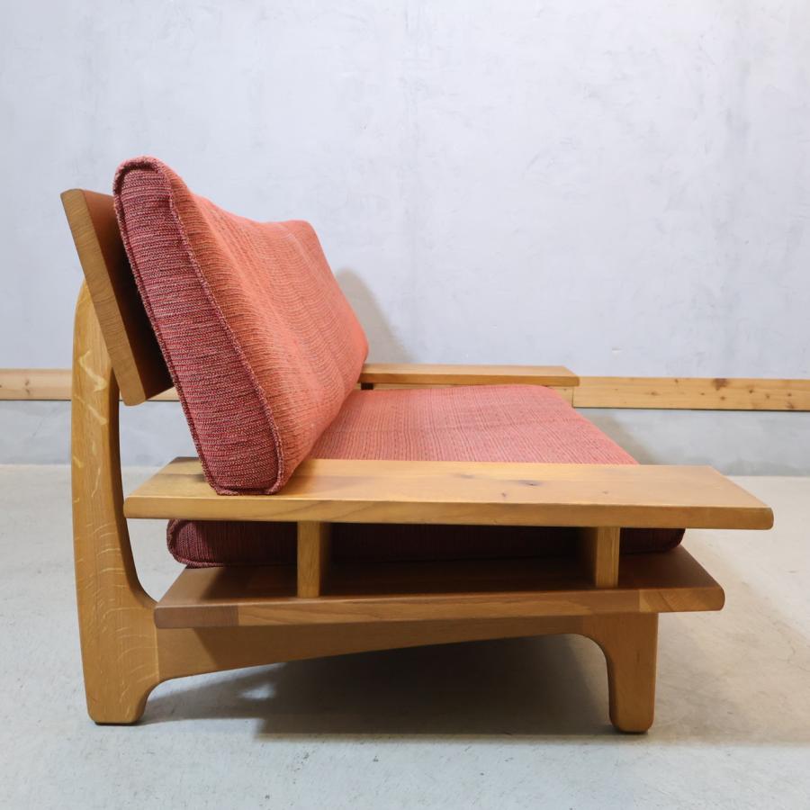 飛騨産業 HIDA キツツキマーク 森のことば オーク材 2人掛けソファ 飛騨産業 HIDA キツツキマーク 森のことば 節入りオーク材 2人掛け