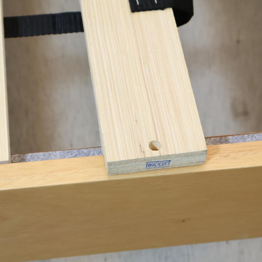 無印良品（MUJI） 木製ベッド セミダブルベッドフレーム ラバーウッド