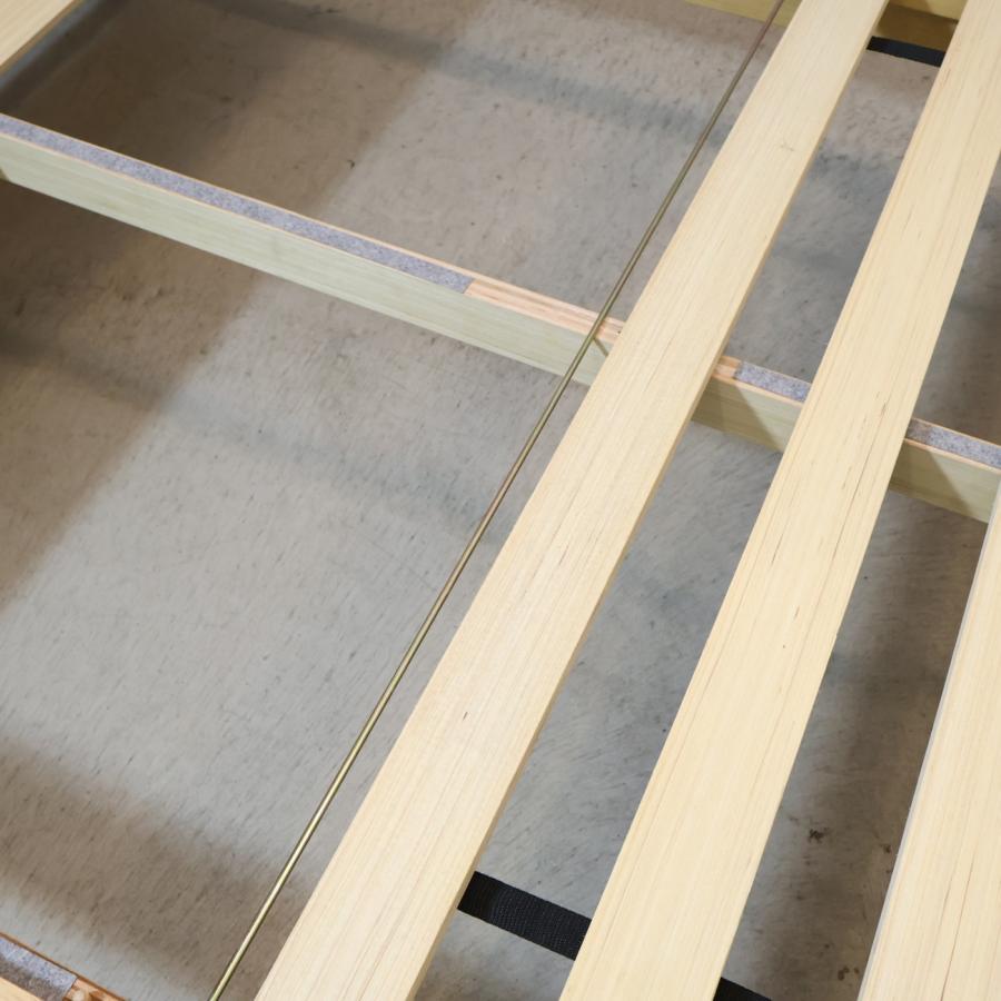 無印良品（MUJI） 木製ベッド セミダブルベッドフレーム ラバーウッド