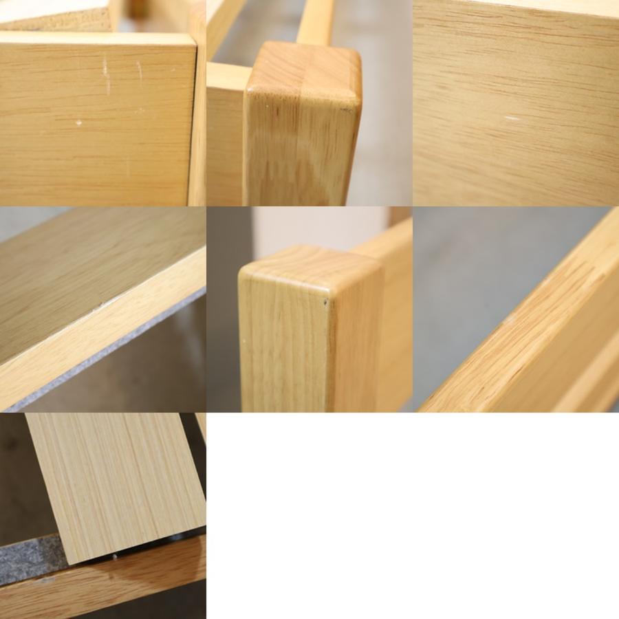 無印良品（MUJI） 木製ベッド セミダブルベッドフレーム ラバーウッド