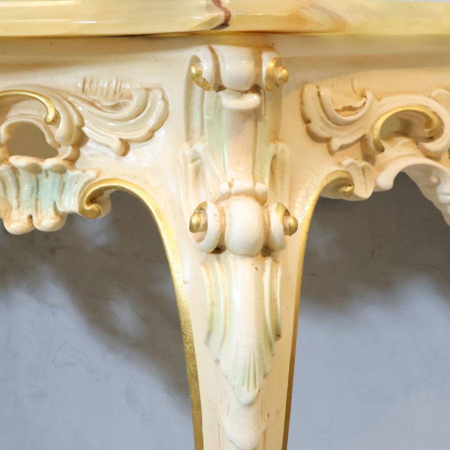 SILIK シリック 大理石 コンソールテーブル ホールテーブル 壁立て掛け