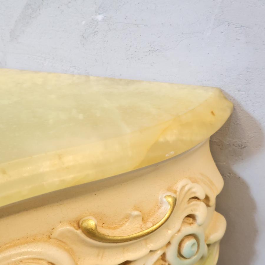 SILIK シリック 大理石 コンソールテーブル ホールテーブル 壁立て掛け