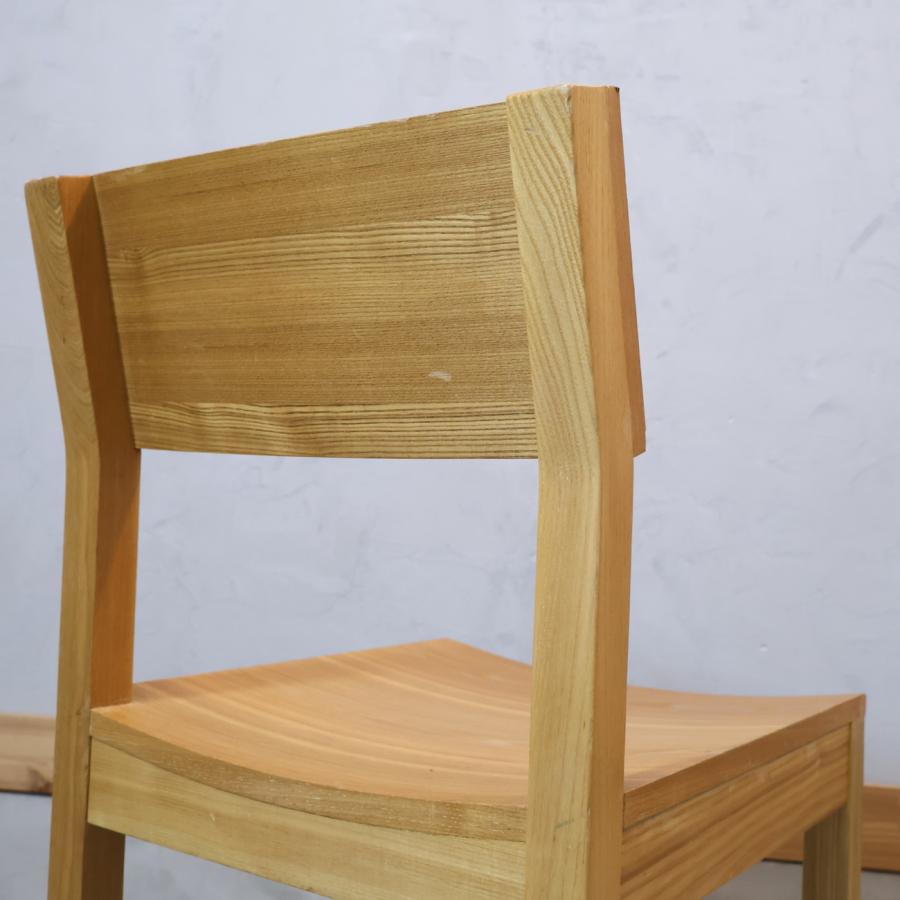 unico ウニコ HUTTE ヒュッテ アッシュ材 ダイニングチェア 2脚セット