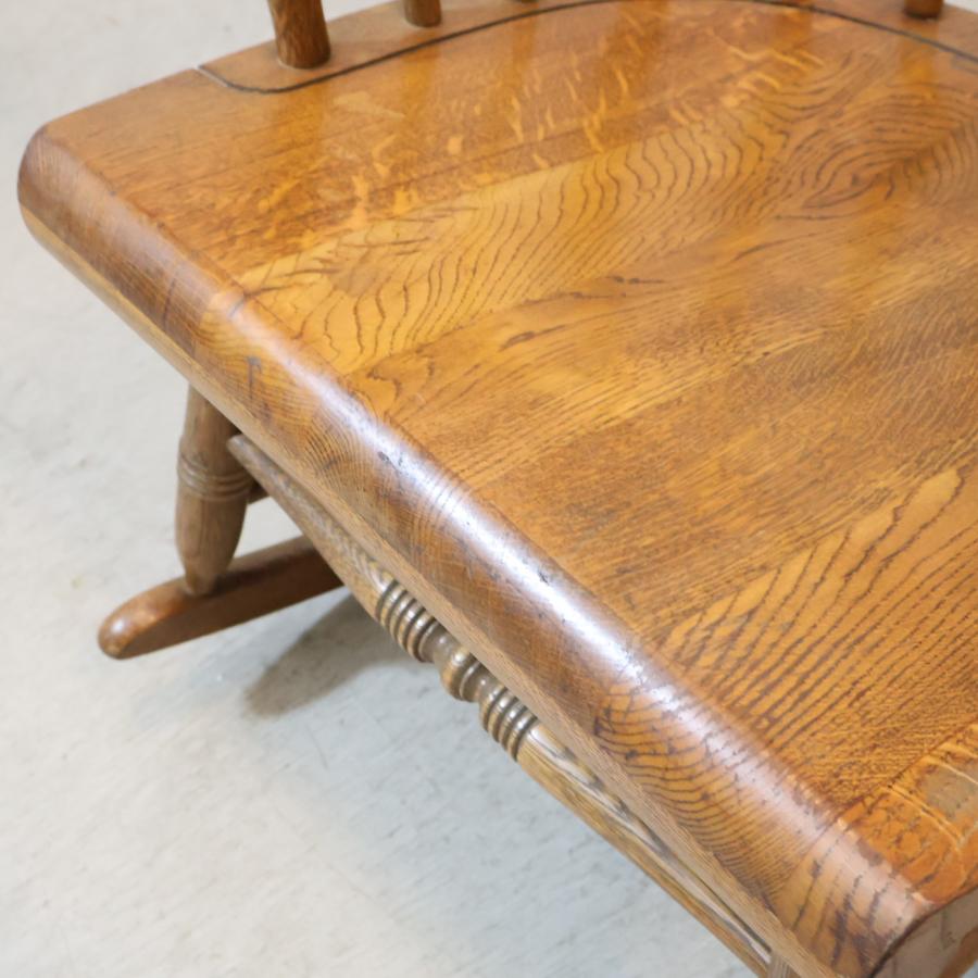 飛騨産業 キツツキマーク 穂高 ホワイトオーク材 ロッキングチェアー